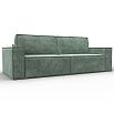 Диван прямой куба brut 08 зеленый еврокнижка