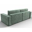 Диван прямой куба brut 08 зеленый еврокнижка