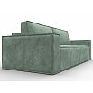 Диван прямой куба brut 08 зеленый еврокнижка