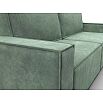 Диван прямой куба brut 08 зеленый еврокнижка