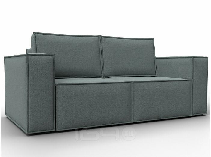 Диван прямой куба мини амур 07 серый раскладушка