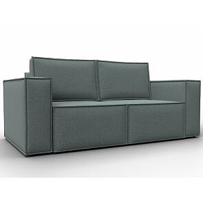 Диван прямой куба мини амур 07 серый раскладушка