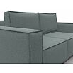 Диван прямой куба мини амур 07 серый раскладушка