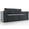 Диван прямой куба мини seven 17 серый раскладушка