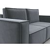 Диван прямой куба мини seven 17 серый раскладушка