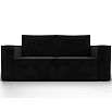 Диван прямой куба мини seven 35 черный раскладушка