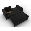 Диван прямой куба мини seven 35 черный раскладушка