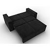 Диван прямой куба мини seven 35 черный раскладушка
