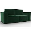 Диван прямой куба мини seven 626 зеленый раскладушка