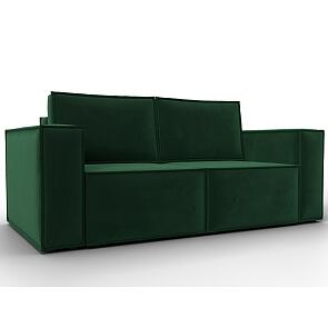 Диван прямой куба мини seven 626 зеленый раскладушка