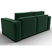 Диван прямой куба мини seven 626 зеленый раскладушка