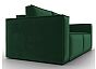 Диван прямой куба велюр мини seven 626 зеленый раскладушка