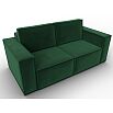 Диван прямой куба мини seven 626 зеленый раскладушка