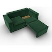 Диван прямой куба мини seven 626 зеленый раскладушка