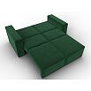 Диван прямой куба мини seven 626 зеленый раскладушка