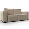 Диван прямой куба велюр мини seven 729 бежевый раскладушка