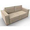 Диван прямой куба мини seven 729 бежевый раскладушка