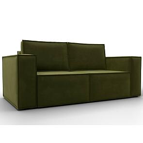 Диван прямой куба мини зеленый раскладушка