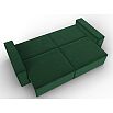 Диван прямой куба seven 626 зеленый еврокнижка