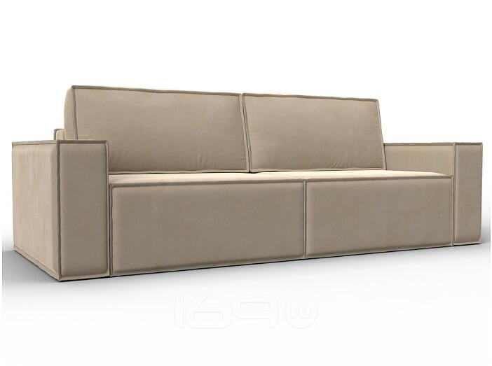 Диван прямой куба seven 729 бежевый еврокнижка