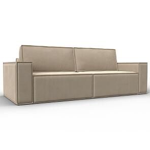 Диван прямой куба seven 729 бежевый еврокнижка