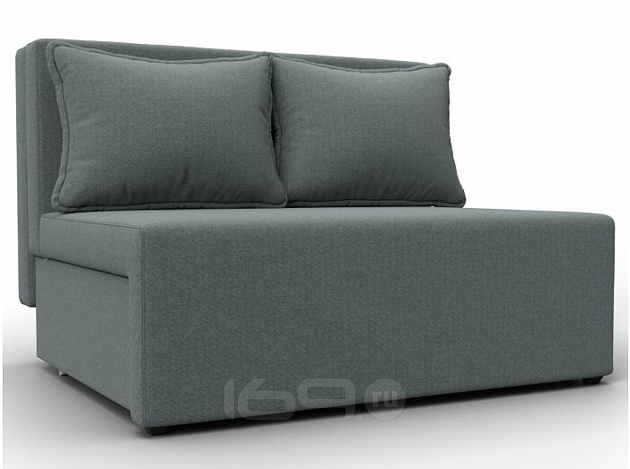 Диван прямой лагуна амур 07 серый выкатной