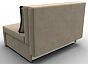 Диван прямой лагуна велюр бежевый/коричневый выкатной