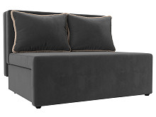 

Диван прямой Лагуна Велюр Серый/Бежевый