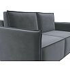 Диван прямой либерти мини seven 17 серый раскладушка