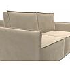 Диван прямой либерти мини seven 729 бежевый раскладушка