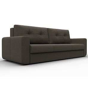 Диван прямой лига-031 амур 05 коричневый еврокнижка