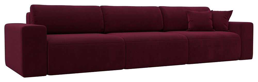 Диван прямой Лига-036 НПБ Классик Лонг Микровельвет Бордовый 88999₽