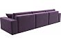 Диван прямой лига-036 нпб классик лонг микровельвет сиреневый еврокнижка