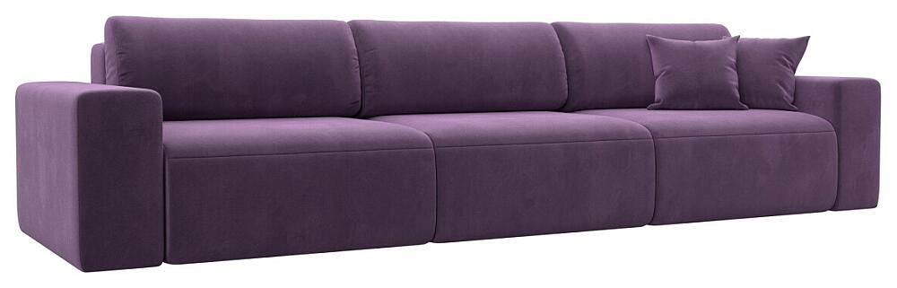 Диван прямой Лига-036 НПБ Классик Лонг Микровельвет Сиреневый 88999₽