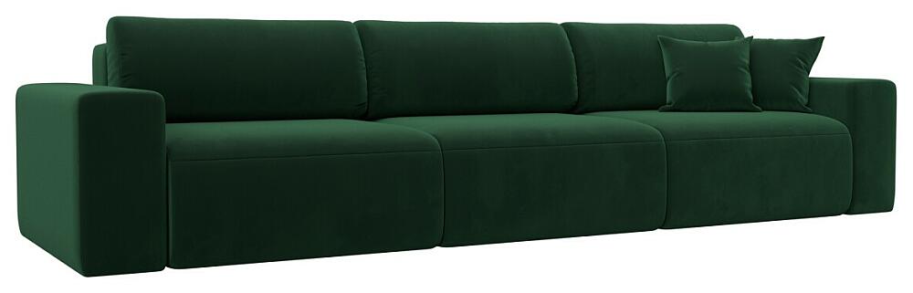 Диван прямой Лига-036 НПБ Классик Лонг Велюр Зелёный 91999₽