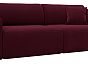 Диван прямой лига-036 нпб классик микровельвет бордовый еврокнижка