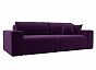 Диван прямой Лига-036 Классик Микровельвет Фиолетовый