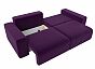 Диван прямой Лига-036 Классик Микровельвет Фиолетовый