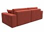 Диван прямой Лига-036 Классик Микровельвет Коралловый
