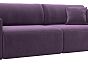 Диван прямой лига-036 нпб классик микровельвет сиреневый еврокнижка