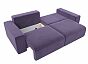 Диван прямой Лига-036 Классик Велюр Фиолетовый