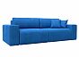 Диван прямой Лига-036 Классик Велюр Голубой