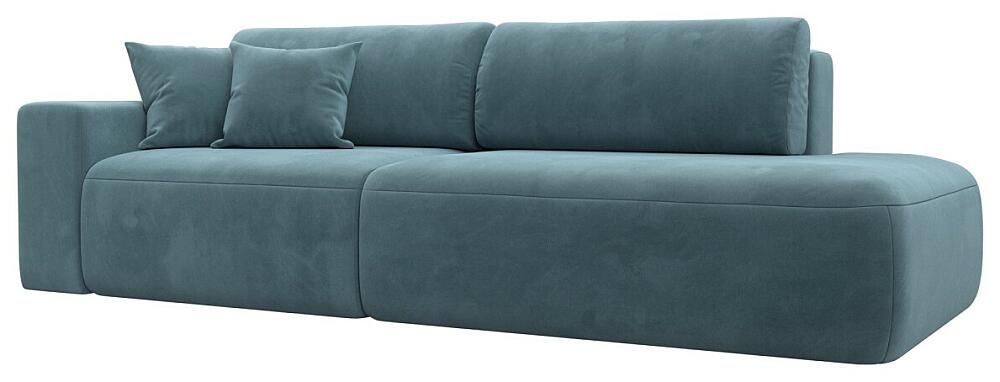 Диван прямой Лига-036 НПБ Модерн подлокотник слева Велюр Бирюзовый 70999₽