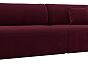 Диван прямой лига-036 нпб модерн подлокотник справа микровельвет бордовый еврокнижка