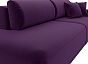Диван прямой Лига-036 Модерн подлокотник справа Микровельвет Фиолетовый