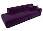 Диван прямой Лига-036 Модерн подлокотник справа Микровельвет Фиолетовый