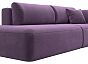 Диван прямой лига-036 нпб модерн подлокотник справа микровельвет сиреневый еврокнижка