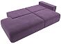 Диван прямой лига-036 нпб модерн подлокотник справа микровельвет сиреневый еврокнижка