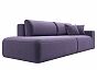 Диван прямой Лига-036 Модерн подлокотник справа Велюр Фиолетовый