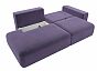Диван прямой Лига-036 Модерн подлокотник справа Велюр Фиолетовый